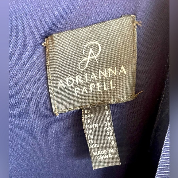 Adrianna Papell floral dress size 4 - Picture 3 of 3